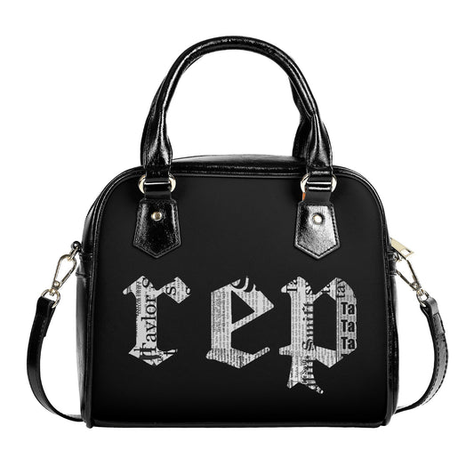Popstar Taylor Reputation Vegan Leather Hybrid Satchel Shoulder Crossbody Handbag - Wonderland Gift Co